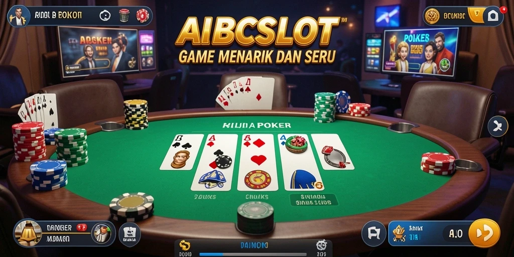 Gameplay seru dan menarik dalam game Poker ABCSLOT.