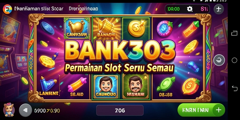 Tampilan gameplay seru di BANK303 dengan slot menghibur.