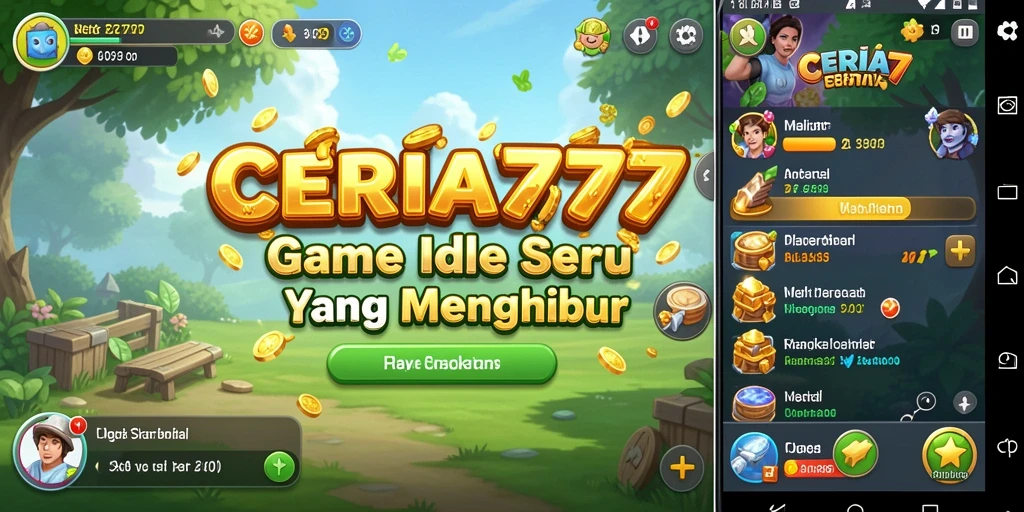 Tampilan cerah dari gameplay CERIA777 yang mengasyikkan.