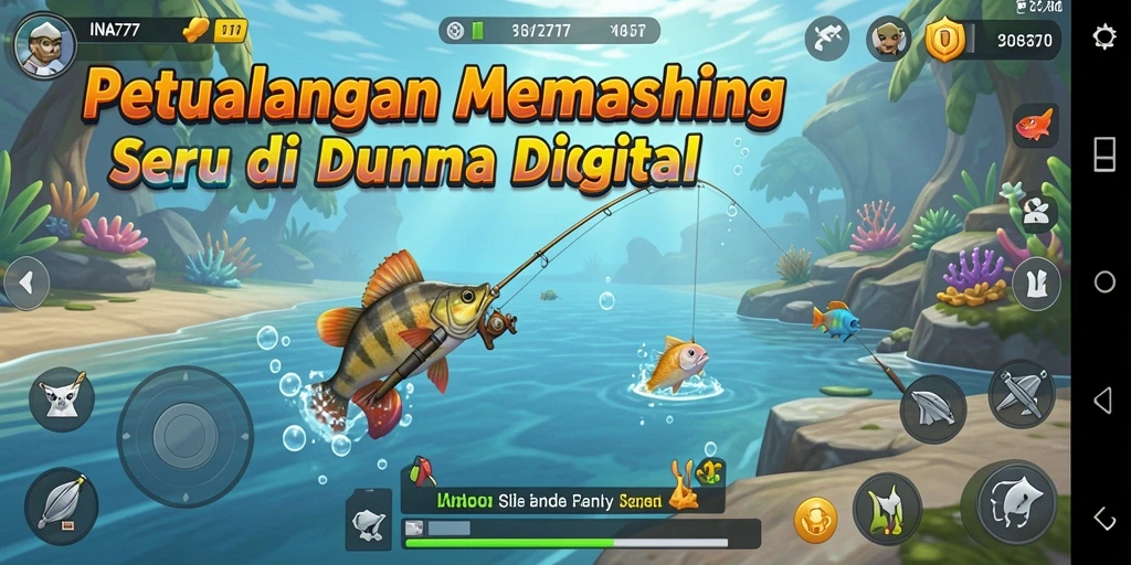 Tampilan gameplay INA777 yang seru dan menantang dalam dunia memancing.