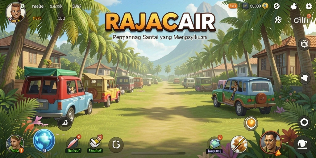 Tampilan gameplay RAJACAIR yang seru dan penuh warna.