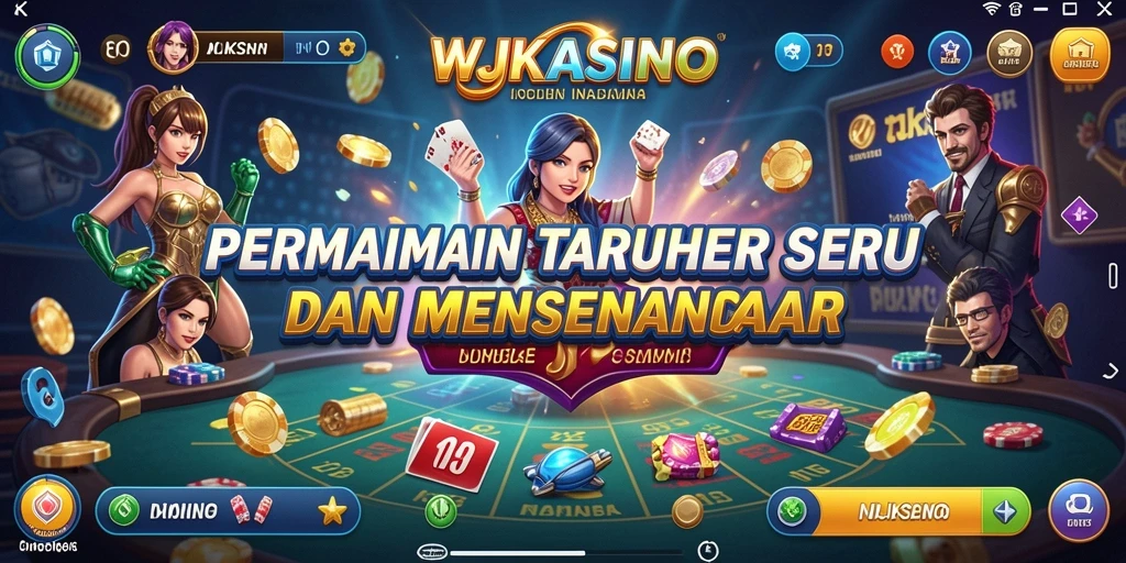 Tampilan gameplay seru dalam WJKASINO yang memikat para pemain.